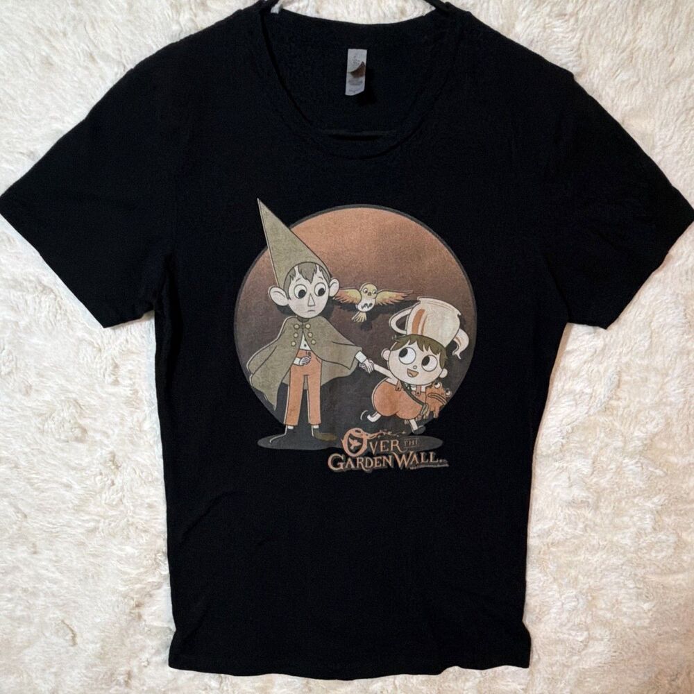 Over the Garden Wall Wirt & Greg Black Graphic T-Shirt Adult Large